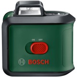 Bosch Heimwerken & Garten Kreuzlinienlaser UniversalLevel 360 Set, mit Stativ grün/schwarz, grüne Laserlinien, Reichweite Ø 24 Meter