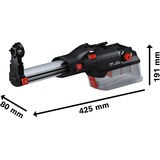 Bosch Professional Staubabsaugung GDE 28 D Professional, Aufsatz schwarz, für Bohrhammer Bosch GBH 18V-28 DC Professional