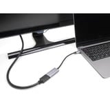 DeLOCK USB Adapter, USB-C Stecker > HDMI Buchse 8K 30hz grau/schwarz, 15cm, HDR und HDCP