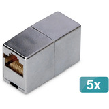 Digitus Cat.5e Modulare Kupplung, 5 Stück Klasse D, geschirmt