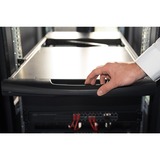 Digitus Modulare HD LCD KVM Konsole mit 17" TFT 1 Port VGA, KVM-Switch schwarz, schweizerisches Tastaturlayout, 1 Port VGA KVM-Anschluss, Touchpad
