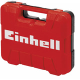 EINHELL Druckluft-Ratschenschrauber TC-PR 68, Schlagschrauber rot/schwarz, Lösemoment 68 Nm, 1/2", inkl. 7 Stecknüsse, Koffer