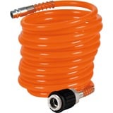 EINHELL Spiralschlauch 4139410, Druckluftschlauch rot, 4 Meter