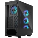 Fractal Design Meshify 2 Compact Lite RGB Black TG Light tint, Tower-Gehäuse schwarz, Tempered Glass