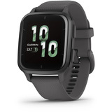 Garmin Venu SQ2, Smartwatch grau, 40 mm, graues Armband aus Silikon