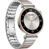 Huawei Watch GT4 41mm (Aurora-B19T), Smartwatch silber, Edelstahl-Armband