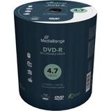 MediaRange DVD-R 4,7 GB, DVD-Rohlinge 16fach, 100 Stück