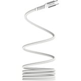Nevox USB 2.0 Kabel, USB-C Stecker > USB-C Stecker 48V / 5A weiß, 1 Meter, PD 3.1, Laden mit bis zu 240 Watt, magnetisch aufrollbar