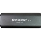 Patriot Transporter Portable SSD 2 TB, Externe SSD schwarz, USB-C 3.2 Gen 2 (10 Gbit/s)