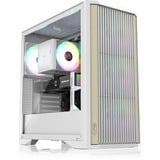 RAIJINTEK AGOS MAX-MS4, Tower-Gehäuse weiß, Tempered Glass