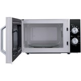 SHARP R204BA, Mikrowelle schwarz/silber