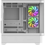 Thermaltake View 290 TG ARGB, Tower-Gehäuse weiß, Tempered Glass x 2
