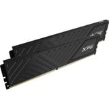 ADATA DIMM 16 GB DDR4-3200 (2x 8 GB) Dual-Kit, Arbeitsspeicher schwarz, AX4U32008G16A-DTBKD35, XPG Gammix D35, INTEL XMP