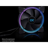Alphacool Eiszyklon Aurora LUX PRO Digital RGB 140x140x25mm, Gehäuselüfter schwarz, 140 mm