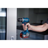 Bosch Professional Akku-Bohrschrauber GSR 18V-45 Professional solo, 18Volt blau/schwarz, ohne Akku und Ladegerät, in L-BOXX