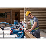 Bosch Professional Kapp-und Gehrungssäge GCM 340-305 D Professional, Kapp- und Gehrungssäge blau, 1.800 Watt