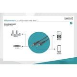 Digitus Audio-Anschlusskabel 3,5mm Klinke, Stereo schwarz, 1,5 Meter