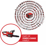 EINHELL Power X-Change Akku-Kettensäge GE-LC 18 Li Solo, 18Volt rot/schwarz, ohne Akku und Ladegerät