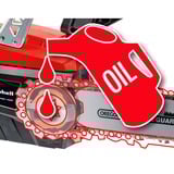 Einhell Akku-Kettensäge GE-LC 18 Li Solo rot/schwarz, ohne Akku und Ladegerät