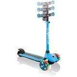 GLOBBER One K E-Motion Plus 4 Plus, E-Scooter hellblau, mit Leuchtrollen