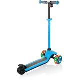 GLOBBER One K E-Motion Plus 4 Plus, E-Scooter hellblau, mit Leuchtrollen