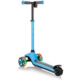 GLOBBER One K E-Motion Plus 4 Plus, E-Scooter hellblau, mit Leuchtrollen