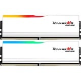 G.Skill DIMM 32 GB DDR5-6000 (2x 16 GB) Dual-Kit, Arbeitsspeicher weiß, F5-6000J3636F16GX2-RM5NRW, Ripjaws M5 Neo RGB, AMD EXPO