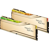 G.Skill DIMM 48 GB DDR5-6000 (2x 24 GB) Dual-Kit, Arbeitsspeicher gold, F5-6000J2636H24GX2-TR5NG, Trident Z5 Royal, AMD EXPO