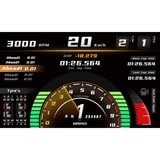 MOZA RM High-Definition Digital Dashboard, Monitor 12.7 cm (5 Zoll), schwarz