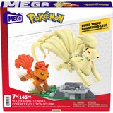 Mattel MEGA Pokémon Vulpix Evolutionsset, Konstruktionsspielzeug mit 2 beweglichen Actionfiguren