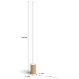 Philips HUE Gradient Signe Stehleuchte, LED-Leuchte weiß/holz