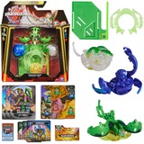 Spin Master Bakugan 2023 Starter Pack mit 3 Bakugan, Geschicklichkeitsspiel inkl. 1 Special Attack Ventri, 2 Core Balls (Octogan und Trox)
