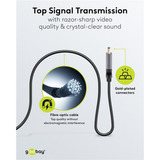 goobay Optisches Hybrid Ultra High-Speed HDMI Kabel (AOC) 8K / 60Hz schwarz/grau, 40 Meter, 48 Gbit/s