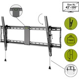 goobay Pro TILT (XL), Wandhalterung schwarz