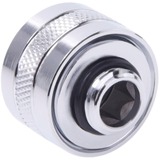 Alphacool Eiszapfen PRO 16mm HardTube Fitting G1/4 - Chrome Sixpack, Verbindung chrom, 6 Stück