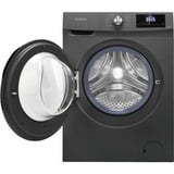 Bomann WAT 7186, Waschtrockner titan/schwarz, 60 cm