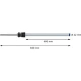 Bosch EXPERT Hammerbohrer SDS Clean max-8X, Ø 22mm Arbeitslänge 400mm, Saugbohrer
