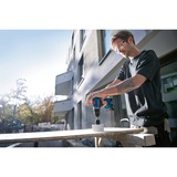 Bosch Professional Akku-Bohrschrauber GSR 18V-45 Professional, 18Volt blau/schwarz, 2x Li-Ionen Akku 2,0Ah, in L-BOXX