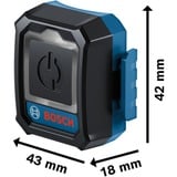 Bosch Professional Kabelloses Auto-Start-Modul GCT 30-42 Professional, Anschlussmodul blau