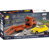 COBI Citroen Type H Car Transporter & 2CV Type AZ, Konstruktionsspielzeug Maßstab 1:35