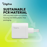 Digitus USB GaN Charger 100W, 2x USB-C, 1x USB-A, Ladegerät 