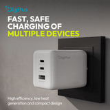 Digitus USB GaN Charger 100W, 2x USB-C, 1x USB-A, Ladegerät 