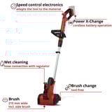 EINHELL Power X-Change Akku-Oberflächenbürste PICOBELLA, 18Volt, Kehrmaschine rot/schwarz, ohne Akku und Ladegerät