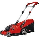 EINHELL Power X-Change Akku-Rasenmäher RASARRO 36/42, 36Volt (2x18V) rot/schwarz, 2x Li-Ionen Akku 4,0Ah