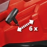 EINHELL Power X-Change Akku-Rasenmäher RASARRO 36/42, 36Volt (2x18V) rot/schwarz, 2x Li-Ionen Akku 4,0Ah