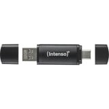 Intenso Flex Line 64 GB, USB-Stick schwarz, USB-C und USB-A