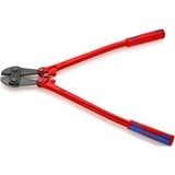 KNIPEX Bolzenschneider 71 72 610, Schneid-Zange rot/blau, Länge 610mm, 12-fach einstellbar, mit Dämpfer