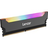 Lexar DIMM 16 GB DDR4-3200 (2x 8 GB) Dual-Kit, Arbeitsspeicher schwarz, LD4BU008G-R3200GDLH, Hades RGB, INTEL XMP