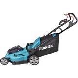 Makita Akku-Rasenmäher DLM480PT2, 36Volt (2x18Volt) blau/schwarz, 2x Li-Ionen Akku 5,0Ah