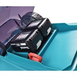 Makita Akku-Rasenmäher DLM480PT2, 36Volt (2x18Volt) blau/schwarz, 2x Li-Ionen Akku 5,0Ah